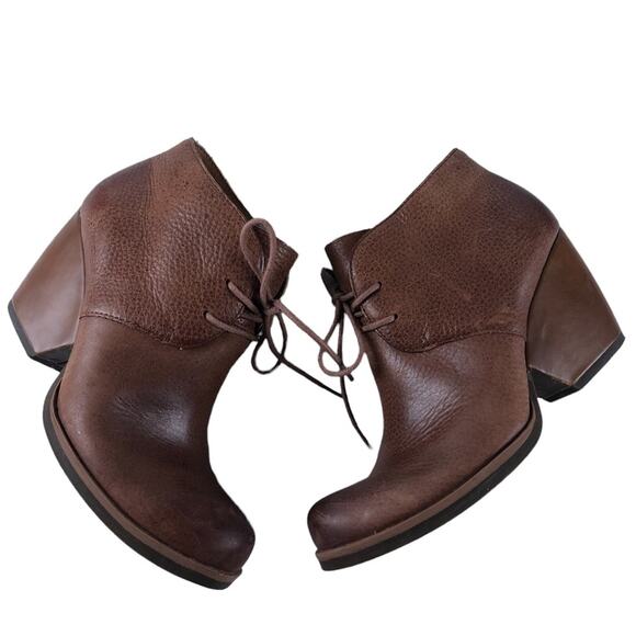 Kork Ease Roana brown distressed booties 6.5 - Picture 4 of 9